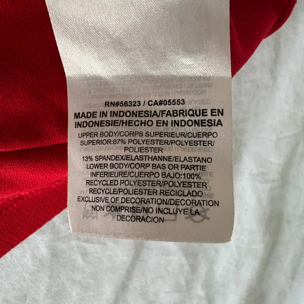 Nike Dri-Fit Mens Red Stretch Tampa Bay Buccaneers NFL On-Field Polo Shirt 2XL